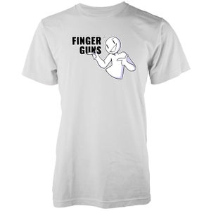 Jaiden Finger Guns Left White T-Shirt