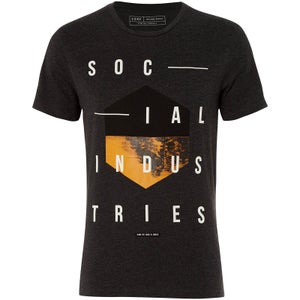 Jack & Jones Core Men's Octopus T-Shirt - Dark Grey Marl