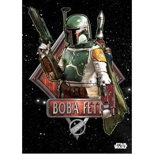 Star Wars Metal Poster - Boba Fett Emblem (32 x 45cm)