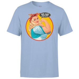 Valiant Comics Faith We Can Do It! T-Shirt - Baby Blue