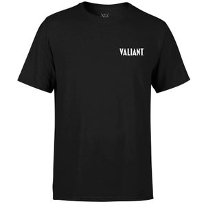 Camiseta Valiant Comics Logo Texto Pequeño - Hombre - Negro