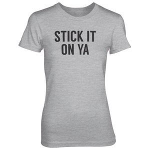 Stick It On Ya Grey T-Shirt