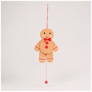 Sass & Belle Gingerbread Man Jumping Jack Decoration