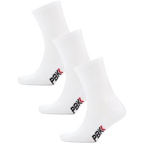 PBK Lightweight Socks Multipack - 3 Pairs - White