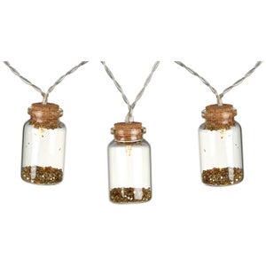 Parlane LED Bottle Light Garland (10 Lights) - Gold