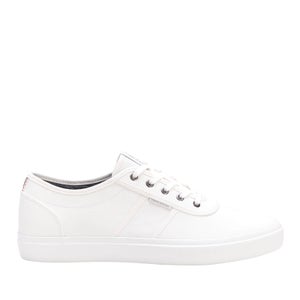Jack & Jones Men's Austin Canvas Trainers - Bright White