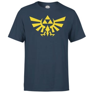 T-Shirt Homme Triforce Zelda Nintendo - Bleu Marine