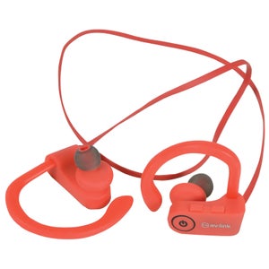 AV: Link Waterproof Wireless Bluetooth In-Ear Activity Earphones - Red