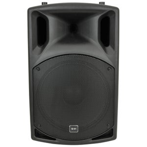 QTX QX15A Active Moulded PA Speaker - Black (15 Inch Driver)