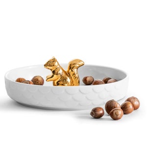 Sagaform Ceramic Squirrel Bowl - White