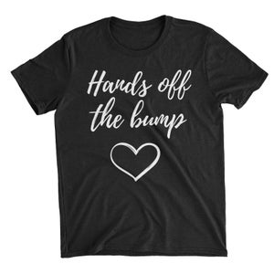 Hands Off The Bump Black T-Shirt