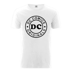 T-Shirt Homme Logo Original - DC Comics - Blanc