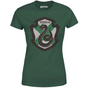 T-Shirt Harry Potter Serpeverde House Green - Donna