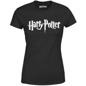 Harry Potter Logo Schwarz Damen T-Shirt