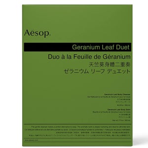 Aesop Geranium Leaf Body Cleanser and Balm Duet