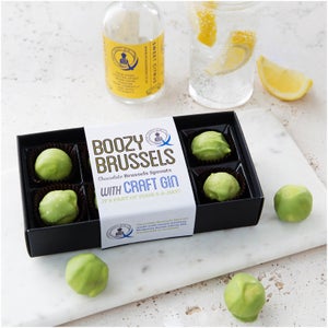 "Boozy Brussels" Rosenkohl Schokolade mit Gin