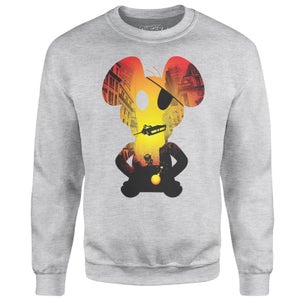 Danger Mouse Skyscraper Car Sweatshirt - Grey