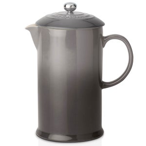 Le Creuset Stoneware Cafetiere Coffee Press - Flint