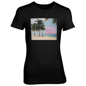 I Belong In Bali Women's Black T-Shirt