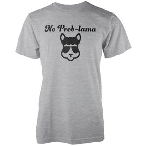 No Prob-Lama Grey T-Shirt