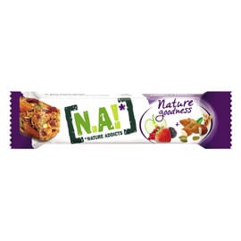 Nature Addicts Barre Nature Goodness fruits rouges, pommes, amandes