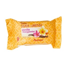 Auchan Savon série limitée vanille frangipanier