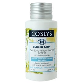 Coslys Gel Douche nourissant surgras au chèvrefeuille bio