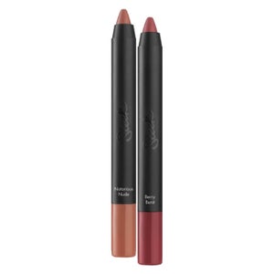 Sleek MakeUP Power Plump Lip Crayon, Berry Burst / Notorious Nude