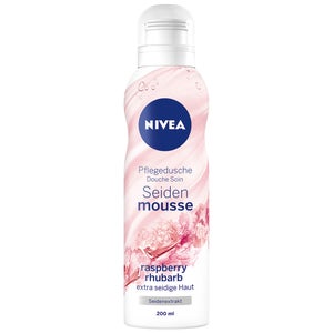 NIVEA Seiden-Mousse Raspberry Rhubarb Pflegedusche