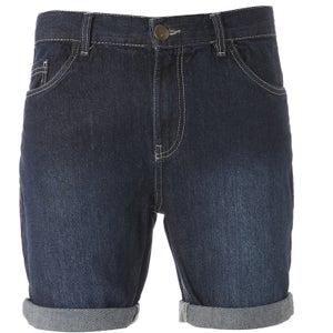 Brave Soul Men's Uganda Denim Shorts - Dark Wash