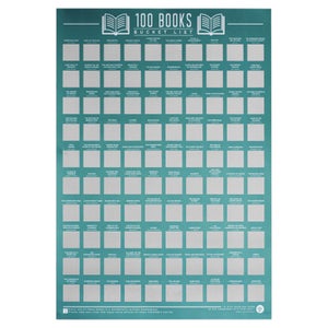 100 Books Bucket List Poster