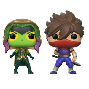 Figurines Pop! Gamora Vs Strider - Marvel Vs Capcom (Lot de 2)
