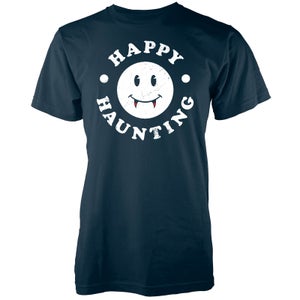 Happy Haunting Men's Navy T-Shirt