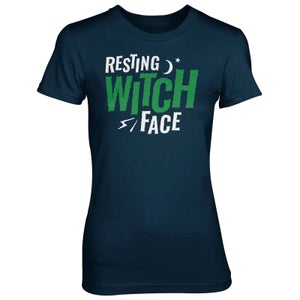 Resting Witch Face Women's Navy T-Shirt