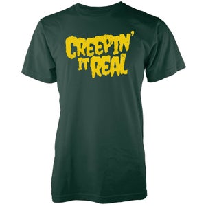 Creepin It Real Men's Forest Green T-Shirt