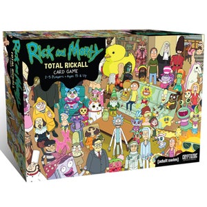 Total Rickall Rick and Morty Cooperative Card Game
