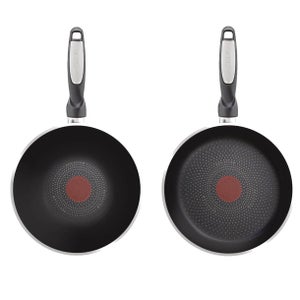 Tefal Harmony Plus 2 Piece Stir Fry Pan Set