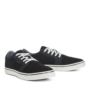 Jack & Jones Men's Banda Canvas Mix Trainers - Anthracite