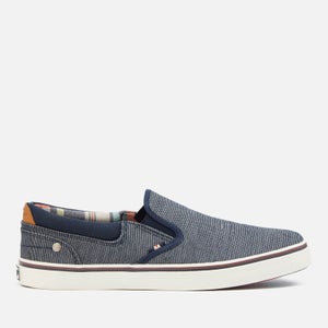 Wrangler Men's Legend Slip On Plimsolls - Blue Japan