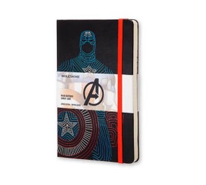 Moleskine - Captain America Limited Edition Large Ruled Notebook
