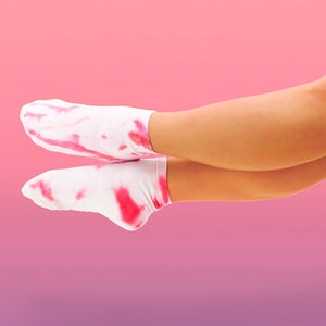Raspberry Ripple Ice Cream Socks
