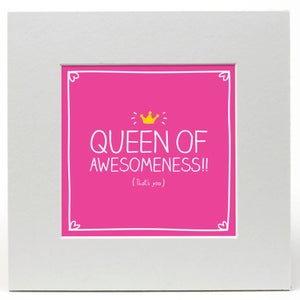 Happy Jackson 'Queen Of Awesomeness' Limited Edition Art Print