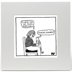 On the Prowl I Love You So Much Limited Edition Art Print