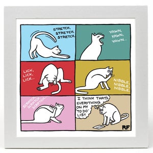 On the Prowl Cats To Do Limited Edition Art Print