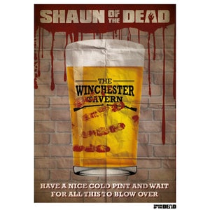 Shaun of the Dead The Winchester Limited Edition Art Print