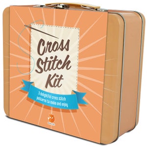 Smart Fox Cross Stitch Tin