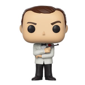 James Bond Sean Connery in White Tuxedo Pop! Vinyl Figure