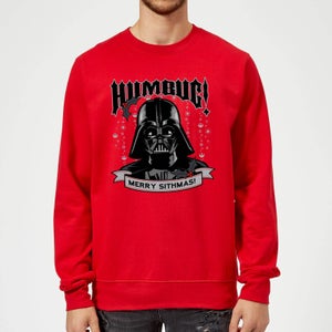 Star Wars Darth Vader Merry Sithmas Weihnachtspullover - Rot