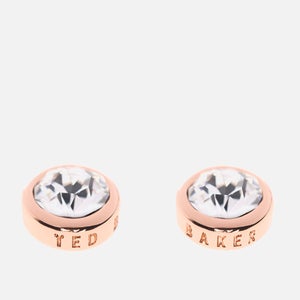 Ted Baker Women's Sinaa Crystal Stud Earrings - Rose Gold/Crystal - Silver