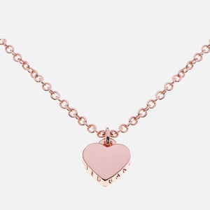 Ted Baker Women's Hara Tiny Heart Pendant Necklace - Rose Gold - Rose Gold
